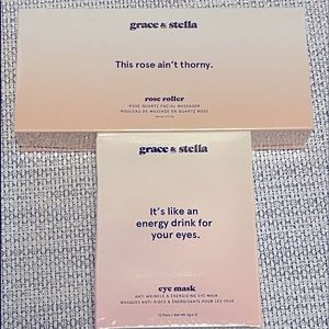 Grace & Stella face rose roller and eye mask